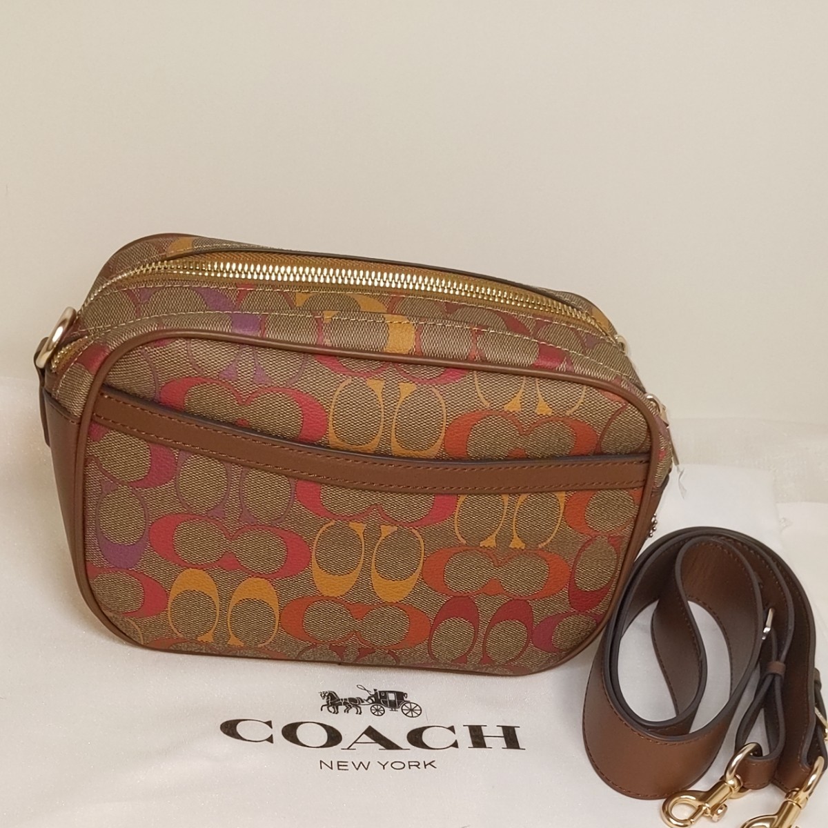 コーチ COACH ショルダーバッグ シグネイチャー ブラウン コーチ COACH ショルダーバッグ シグネイチャー ブラウン