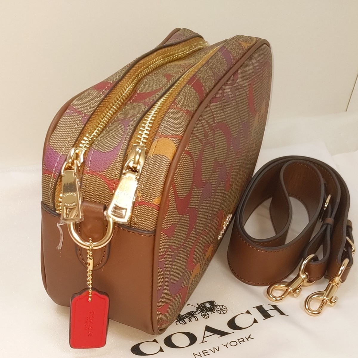 コーチ COACH ショルダーバッグ シグネイチャー ブラウン コーチ COACH ショルダーバッグ シグネイチャー ブラウン