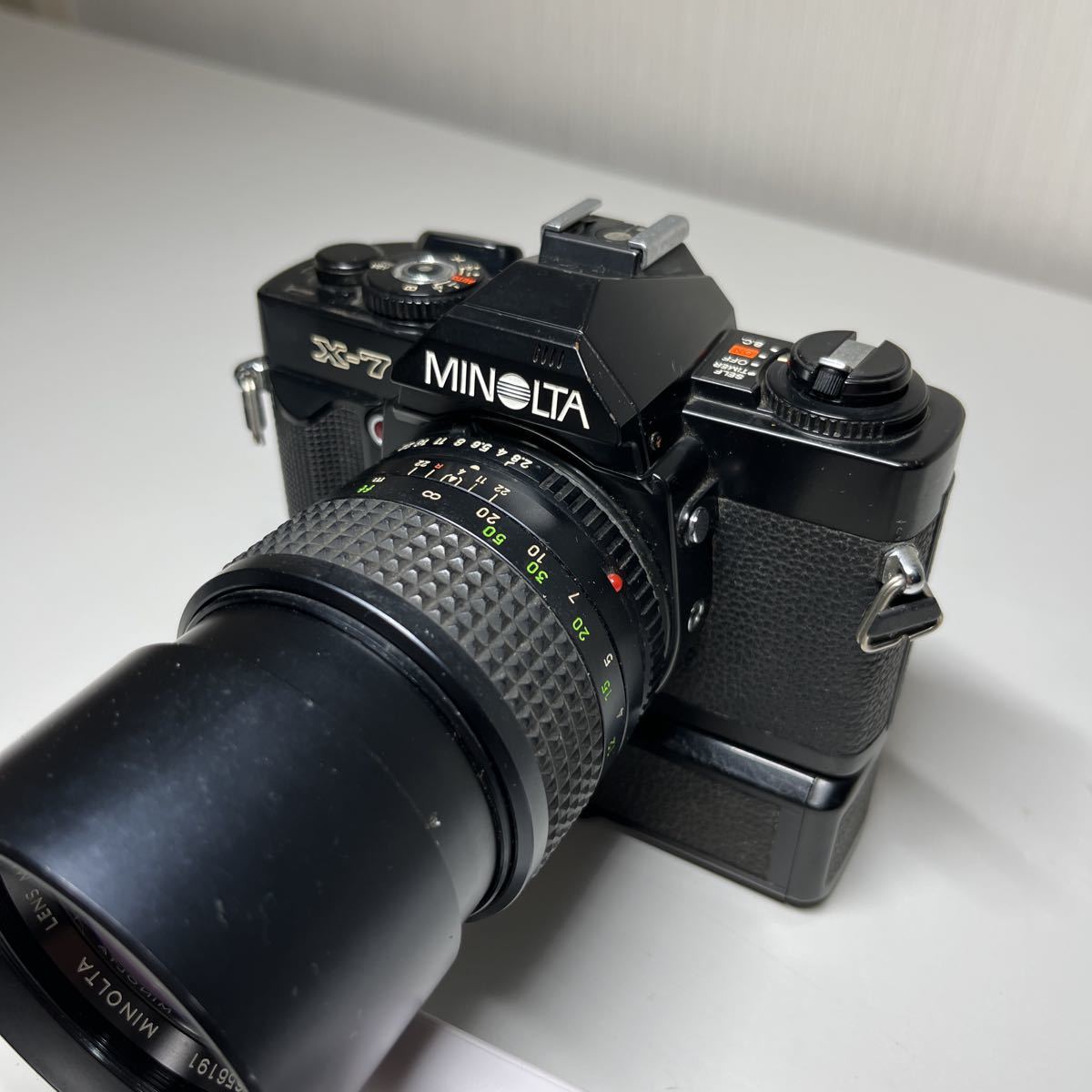 MINOLTA X-7 黒ボディ 一眼レフカメラ 現状品_画像2
