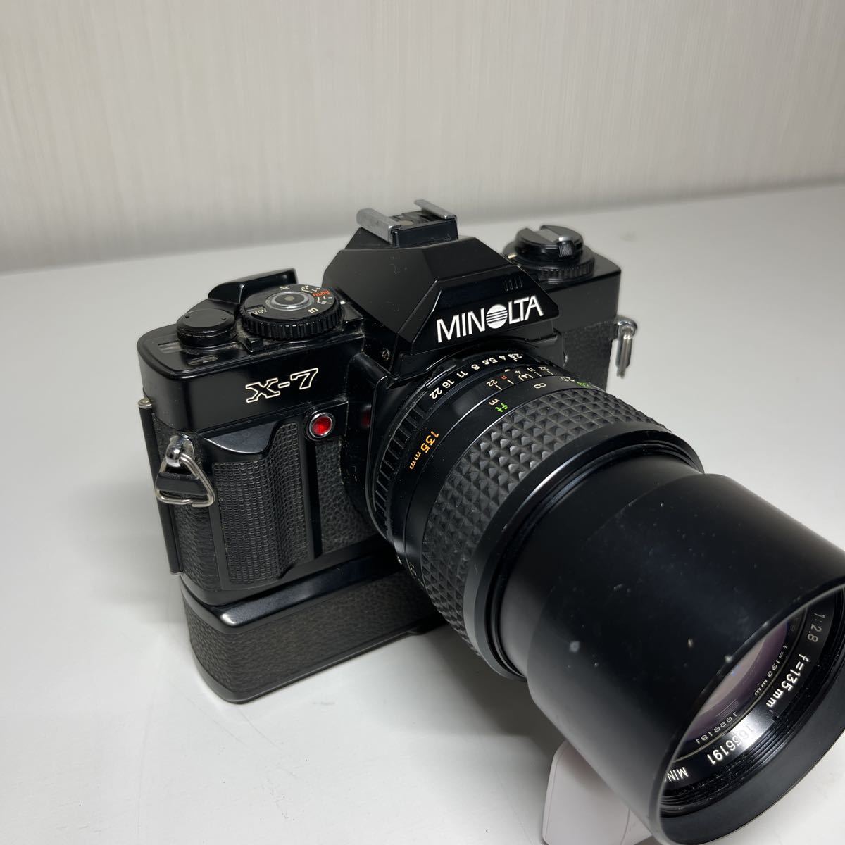 MINOLTA X-7 黒ボディ 一眼レフカメラ 現状品_画像1