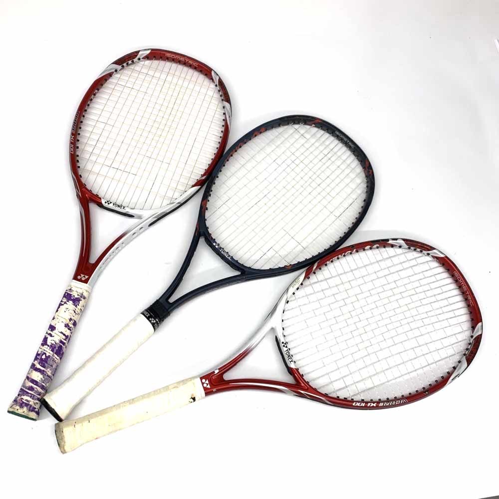 ◆YONEX ヨネックス テニスラケット VCORE PRO 100 VCORE Xi100 3点まとめ◆ レッド、ブラック 硬式/スポーツ_画像2