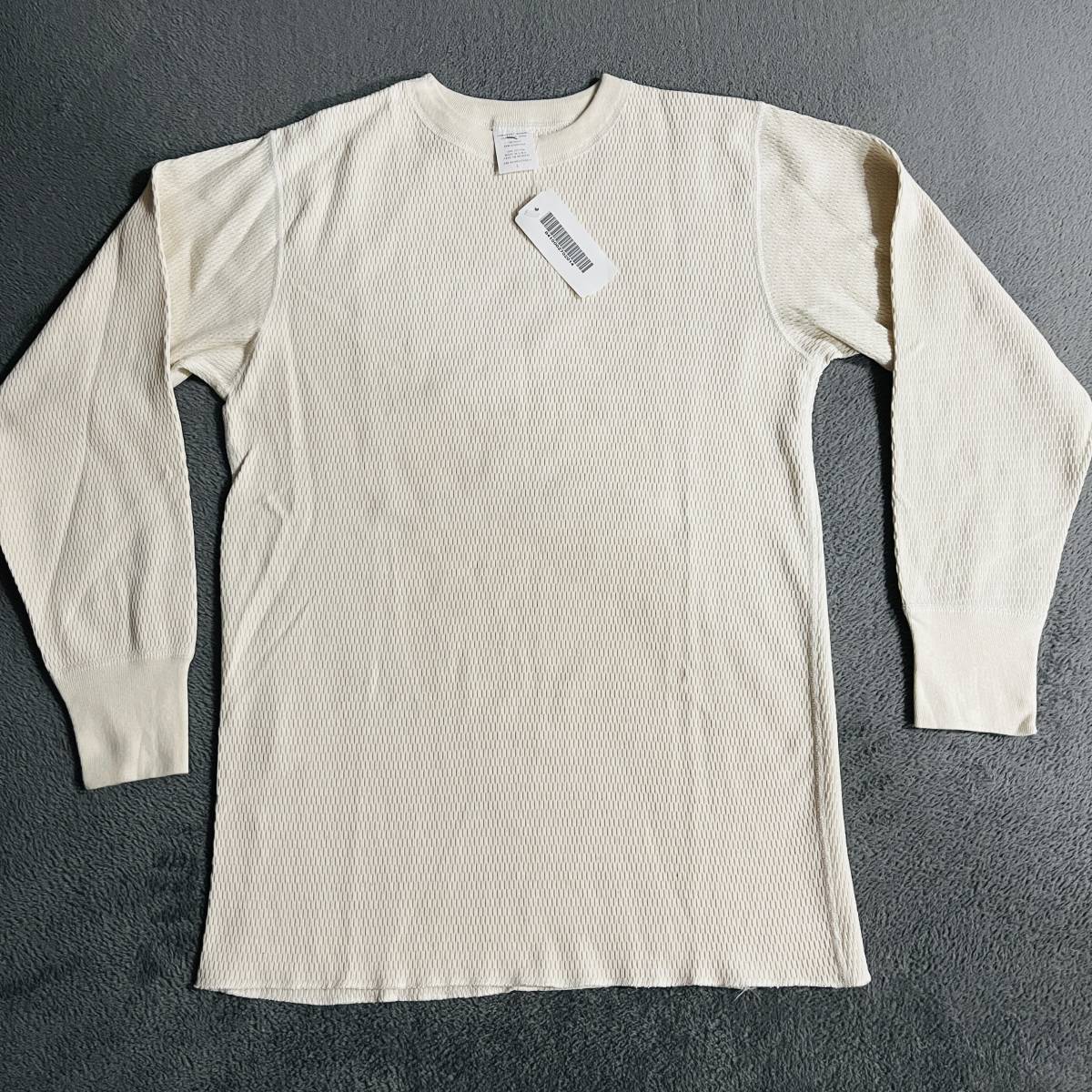 ★ 送料込み 未使用 USA製 米軍 デッドストック HEMINGWAY APPAREL ヘミングウェイ アパレル ハニカム サーマル US ARMY ビンテージ L ★