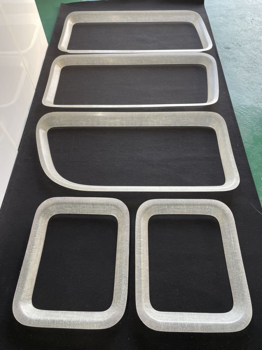 200 series Hiace window frame FRP made new goods long for amount 1 (3 pieces set ) camper work .