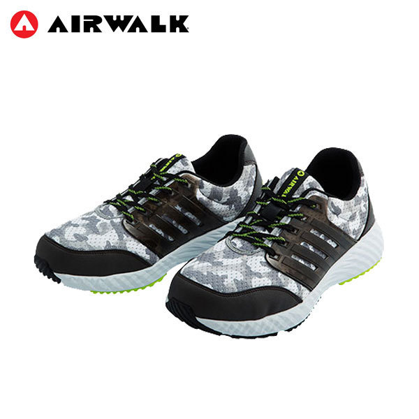 AIRWALK air walk active light gray × camouflage 25.0cm