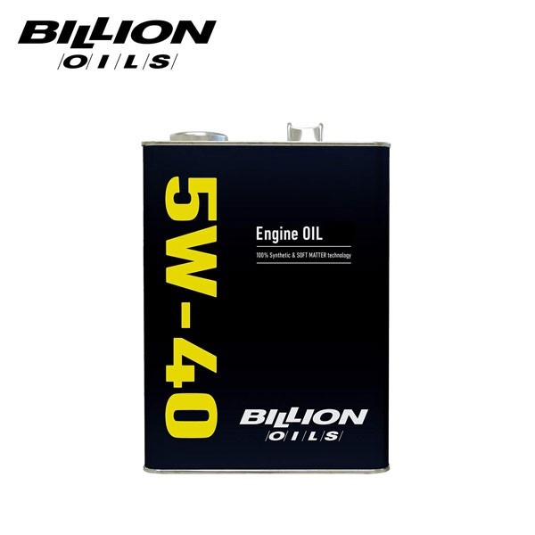 BILLION ビリオン エンジンオイル 5W-40 1L_画像1