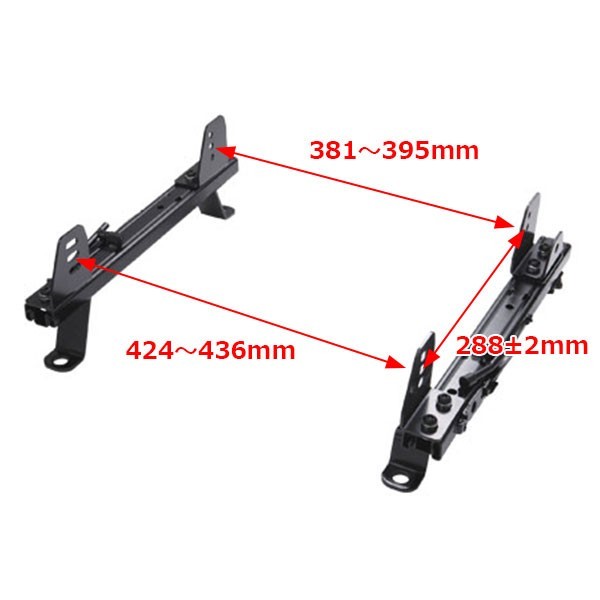 JURAN ジュラン シートレール 右用 VGZ-Gタイプ マークII / チェイサー / クレスタ GX100 GX101 JZX100 JZX101 96.09～00.09 4WD不可_画像2