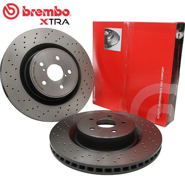 brembo Xtraブレーキローター 左右セット SUBARU インプレッサ (GR系) GRB 07/11~ フロント 09.7812.2X