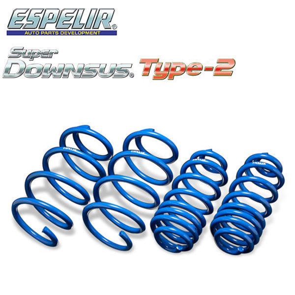 ESPELIR エスペリア スーパーダウンサス タイプ2 1台分セット CR-V RW2 H30/8~ L15B 4WD ターボ 1.5L 2列シート 5名乗車 EX