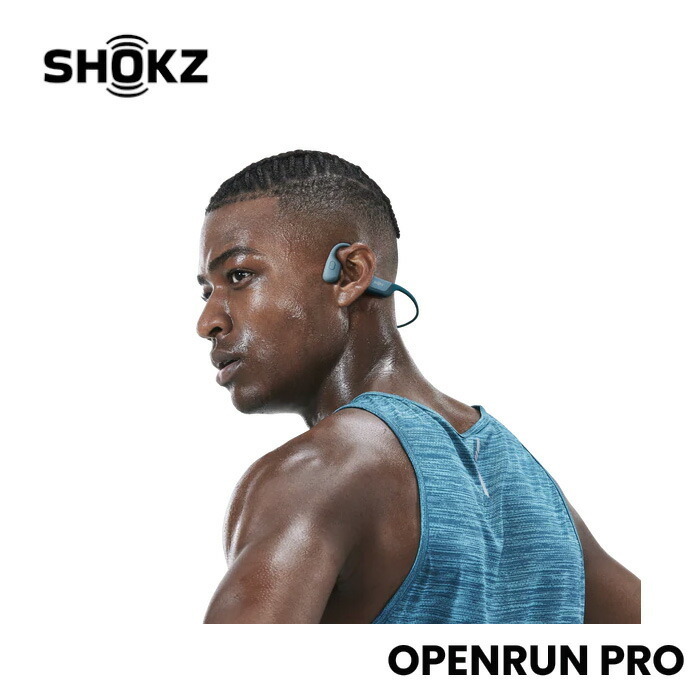 SHOKZ OPENRUN PRO 骨伝導イヤホン オープンランプロ ブルー 急速充電 Bluetooth5.1 ワイヤレスイヤホン オープンイヤー_画像2