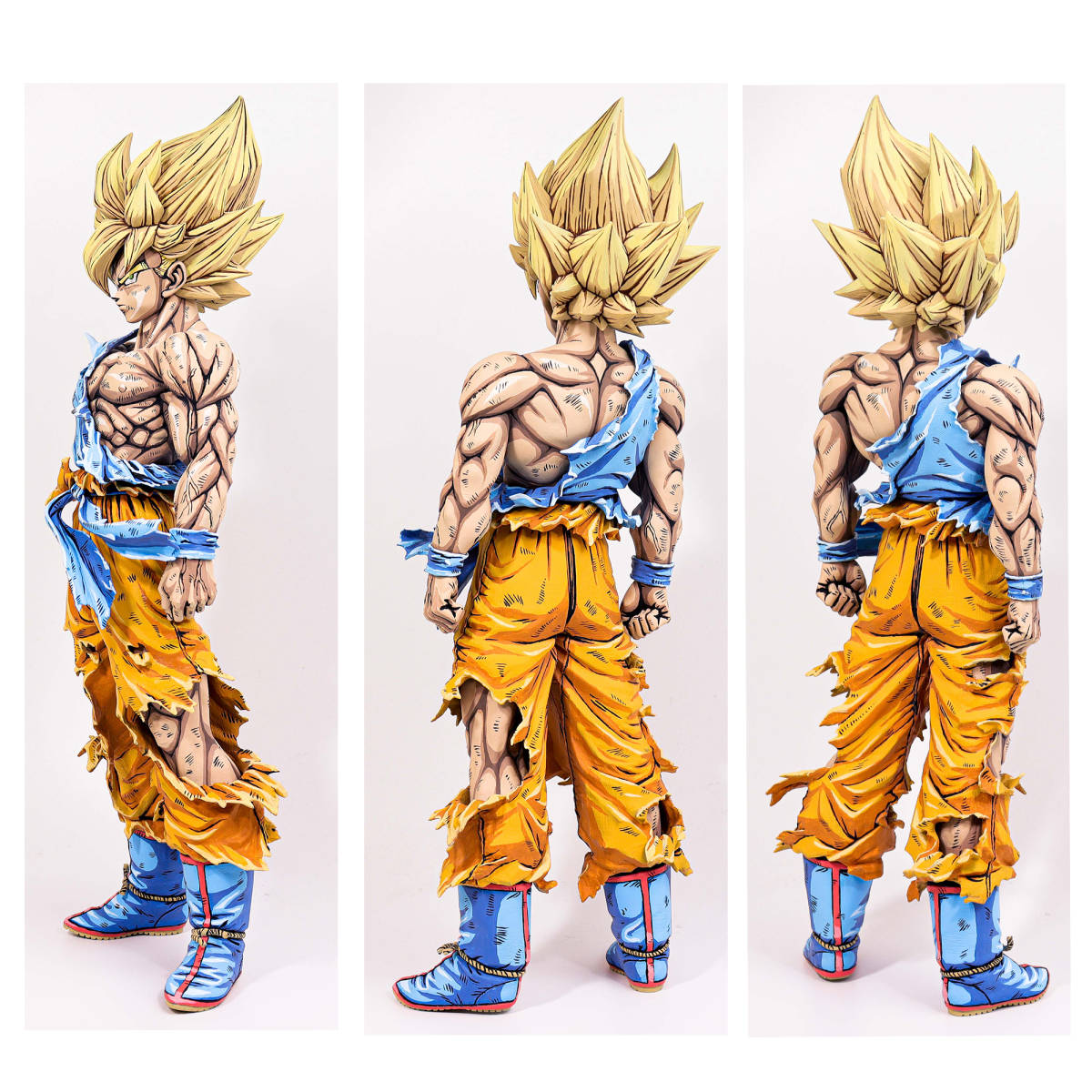 二次元彩色孫悟空ドラゴンボールSMSP リペイントフィギュアfigure 一番