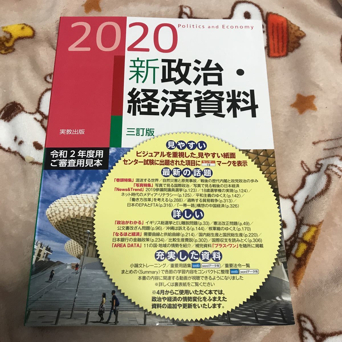 2020 新政治・経済資料 三訂版 実教出版_画像1