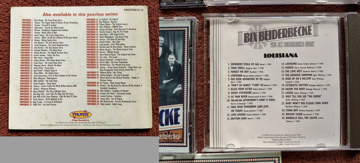 輸入盤4枚組CD-BOX◆Bix Beiderbecke /The Bix Beiderbecke Story◆ビックス・バイダーベック◆送料込み