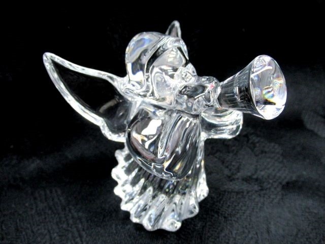 Baccarat バカラ『笛を吹く天使』クリスタル エンジェル ラッパ - 通販