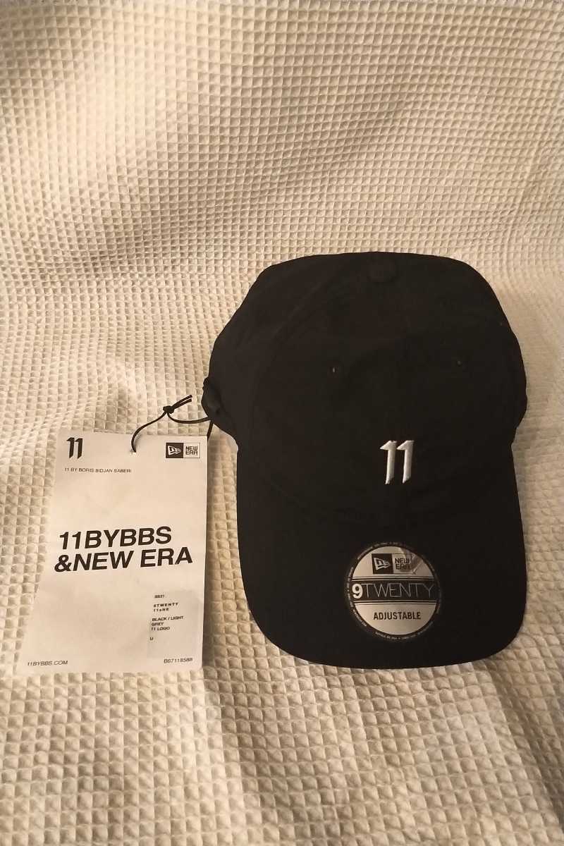 11 BY BORIS BIDJAN SABERI×New Era 9twenty キャップ 黒 イレブンバイ