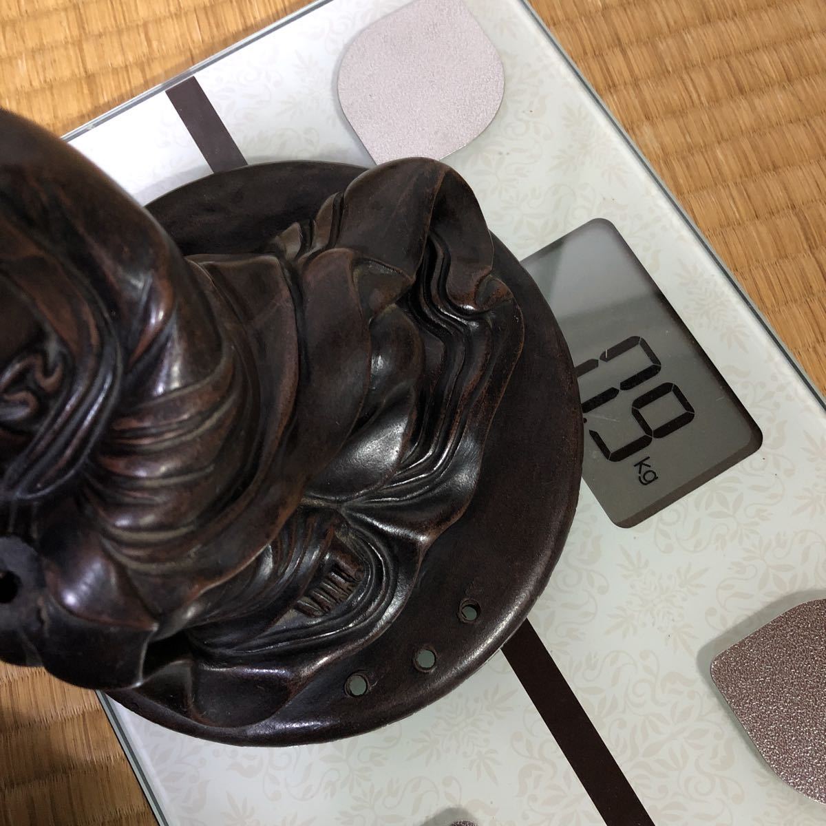 仏教美術 觀音 中国 貴重 坐 蓮 骨董品 希少品 9