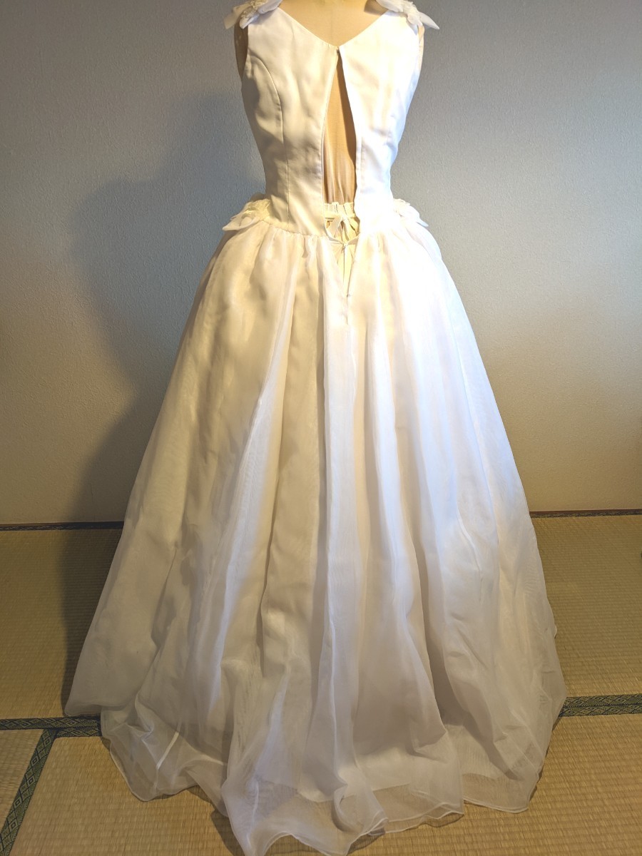 ワタベウェディングドレス　6~7号　ウエスト58cm以下の方へ　パニエはフリーサイズ　キャリーバッグ付