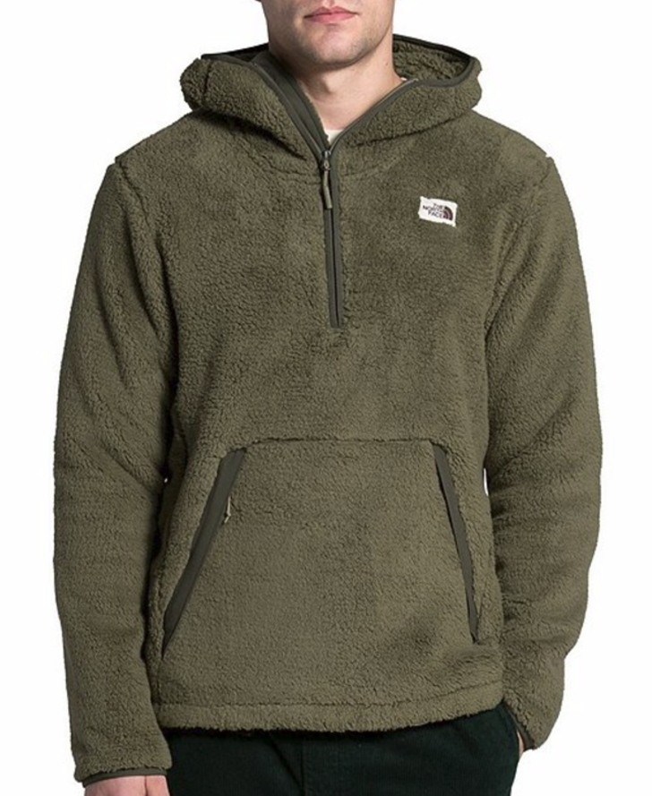 即決！The NorthFace ノースフェイス CAMPSHIRE PULLOVER HOODIE ボアフリース プルオーバー OLIVE GREEN S_画像2