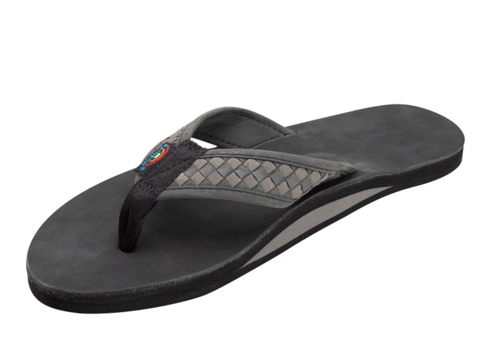 即決！Rainbow Sandals レインボーサンダル 301 Bentley シングルレイヤー Black/Grey M_画像1