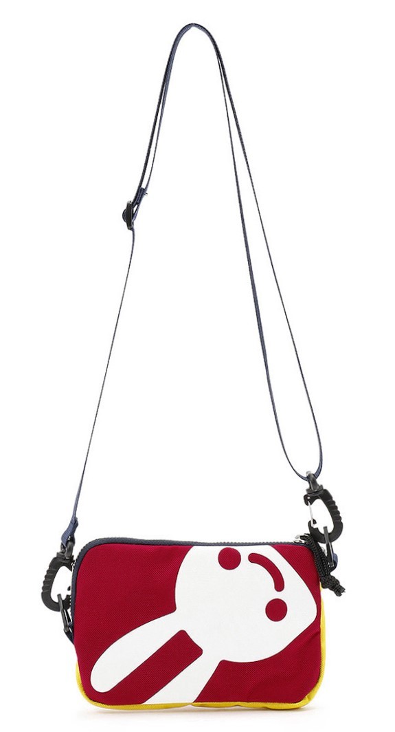 2021CUNE shoulder bag pouch [ a bit .... bag ]RED big face approximately 12×18×2cm* unused goods / commodity tag attaching / dead stock 