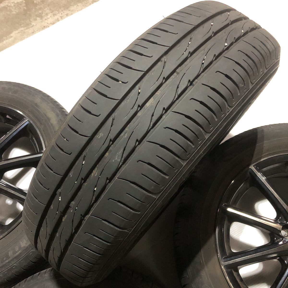 国産 ラジアルタイヤ DUNLOP ENASAVE EC203 175/65R15 RVERSION 15 5.5J +43 PCD100 4H アクア キューブ ヴィッツ フィット スイフト 等_画像9