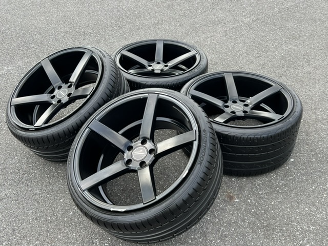 Yahoo!オークション - ホイール付タイヤ4本セットVOSSEN タイプ Yahoo!オークション - ホイール付タイヤ4本セットVOSSEN タイプ