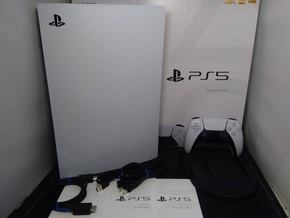 初期動作確認済 PlayStation 5 (CFI-1100A01) PS5 プレイステーション5 プレステ5 本体_画像1
