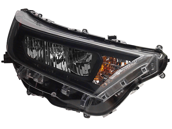 USトヨタ 純正タイプ RAV4 50系 ヘッドライト ブラックインナー LED仕様 オレンジリフレクター マーカー内蔵　DEPO製_画像3