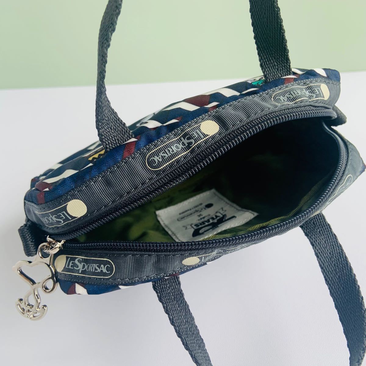 スヌーピー PEANUTS レスポートサック ポーチ MICRO BAG マイクロバッグ ジオメトリック ミニバッグ