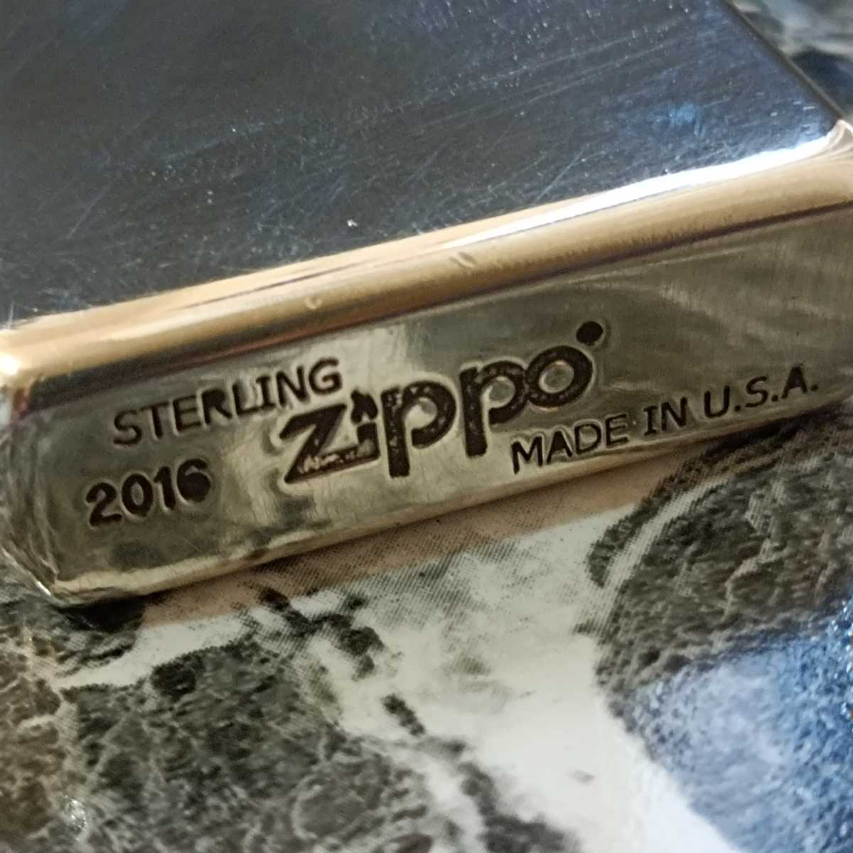 スターリングシルバー ZIPPO STERLING ジッポー ジッポ 鏡面 _画像9