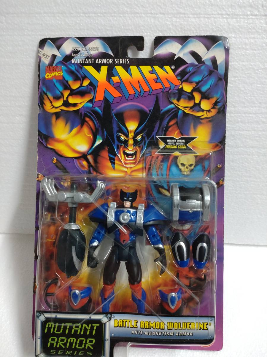 マーベル★X-Men Mutant Armor Series Battle Armor Wolverine with Anti-Magnetism Armor/ウルヴァリン（エックスメン//トイビズ★未開封_画像1