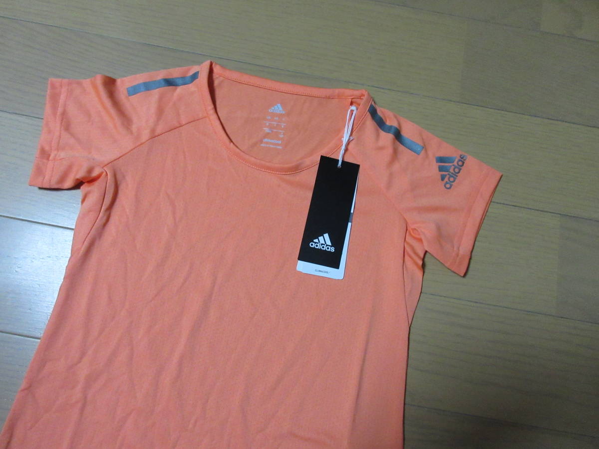 adidas climacool Junior short sleeves T-shirt 120.OR new goods * settlement of accounts sale *