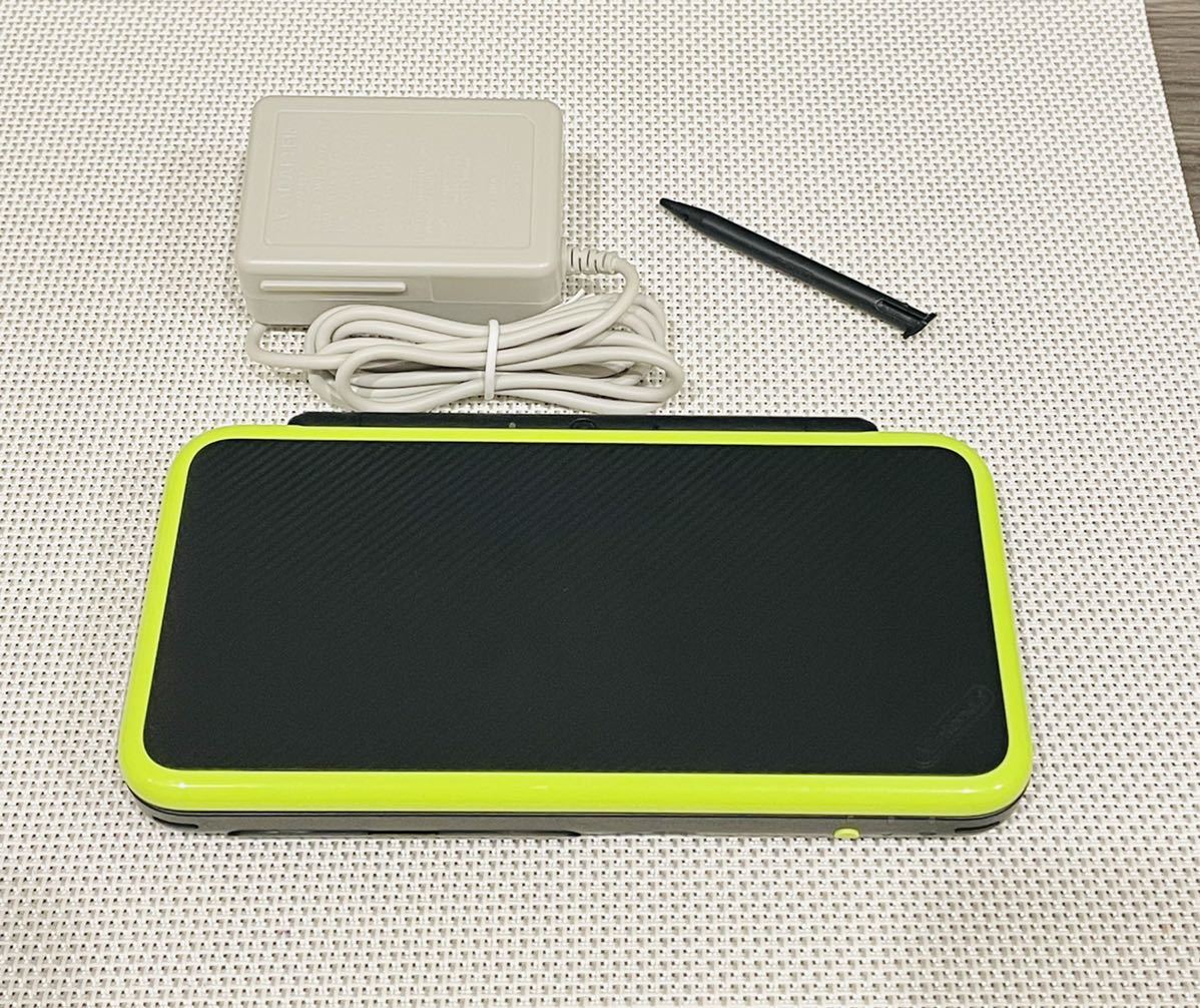 newニンテンドー2DS LL ライムブラック 本体動作品 送料無料 Nintendo