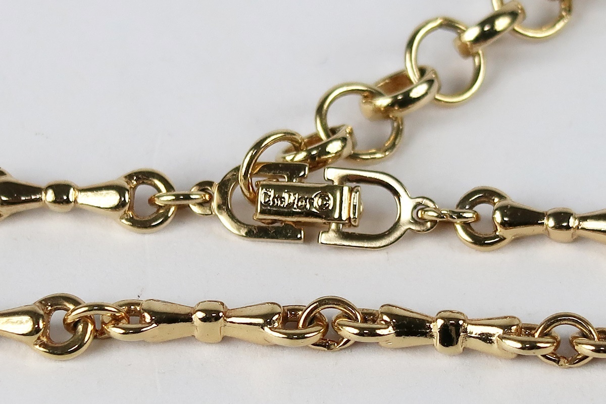 美品】Christian Dior クリスチャンディオール ネックレス レディース