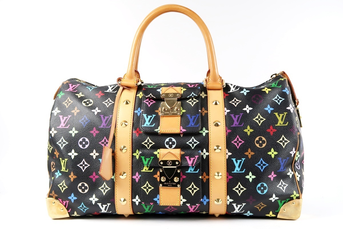 超美品】LOUIS VUITTON ヴィトン モノグラム マルチカラー キーポル45