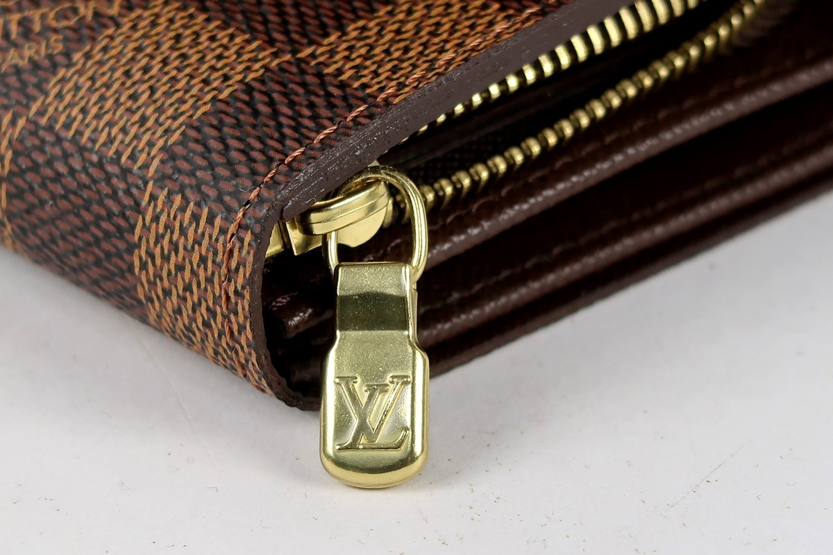 【新品同様・未使用】LOUIS VUITTON ヴィトン ポルトモネビエトレゾール 二つ折り財布 ブランドウォレット【KZ64】_画像7