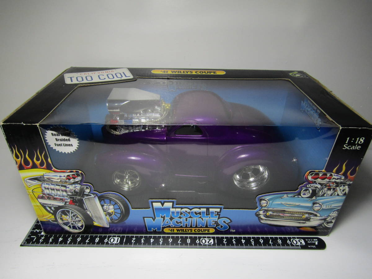 MUSCLE MACHINES Willys Coupe 1/18 ウィリス クーペ マッスル