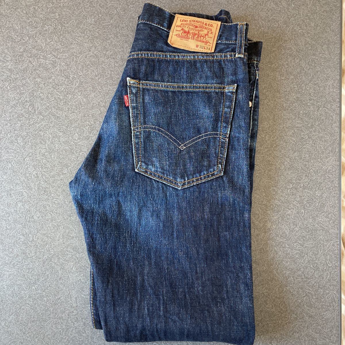 限定生産Levi's 505XXリーバイス X ステューシー Wネーム 銀ステッチ ビンテージデニム 超貴重