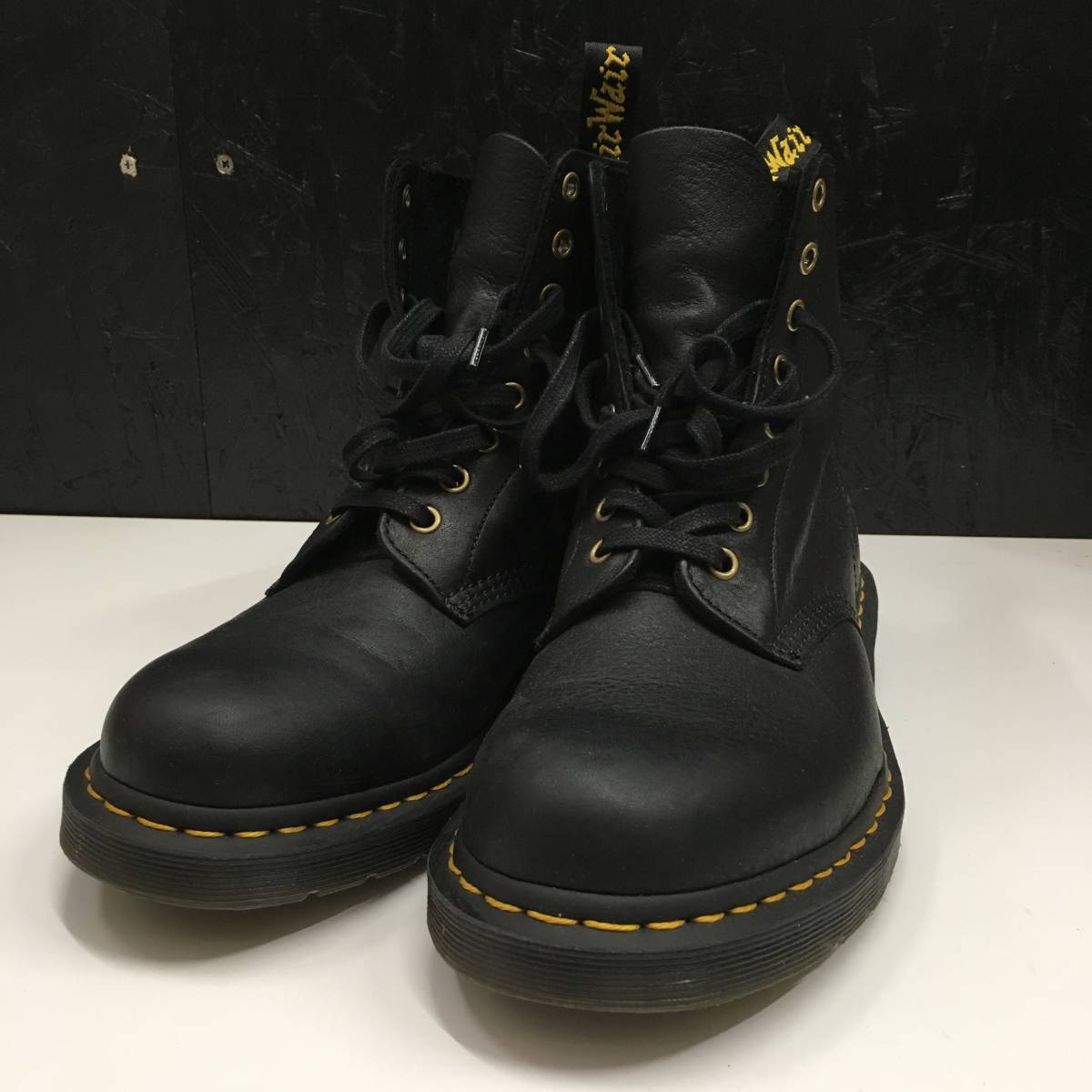 ●古２２８９　Dr.Martens 　ドクターマーチン　1460 PASCAL　8ホールブーツ　US9　UK8　27.0㎝　箱あり_画像1