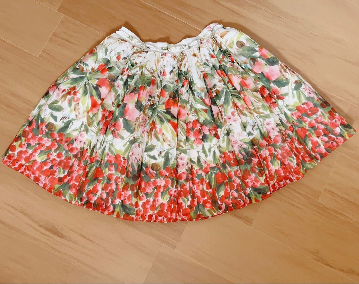 豪華で新しい 最終価格 REDVALENTINO フレアスカート バイカラー