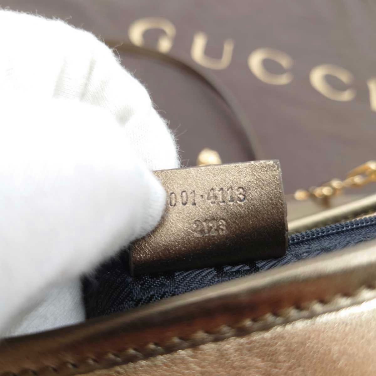 GUCCI トムフォード タイガーヘッド ショルダーバッグ ゴールドカラー