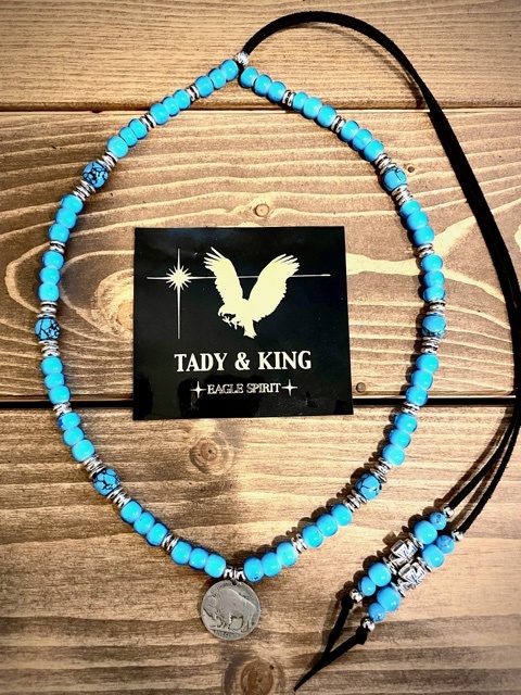 ☆TADY&KING タディ&キング 購入 ホワイトハーツ 上質ターコイズ