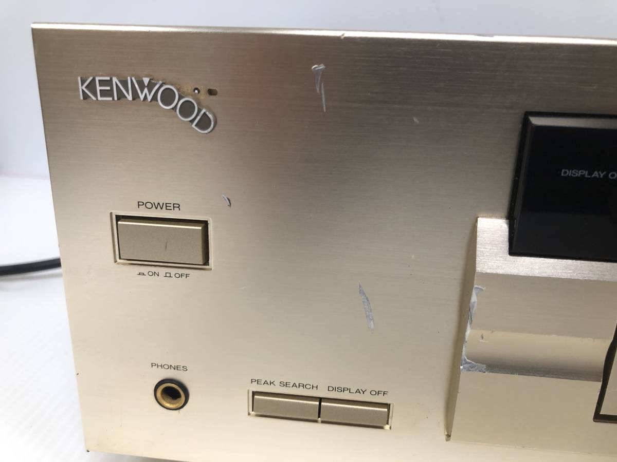 KENWOOD　DP-7090　ケンウッド　コンパクトディスクプレーヤー　CDデッキ　通電OK　ジャンク_画像4