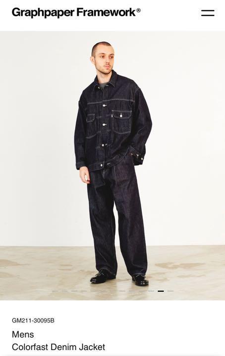 話題の行列 Graphpaper JACKET DENIM COLORFAST - その他メンズ