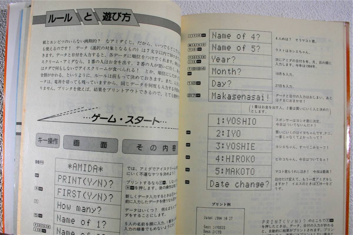 【送料込み】カシオ PBシリーズ4 おもしろわいわいゲーム 1984年 昭和59年 中古