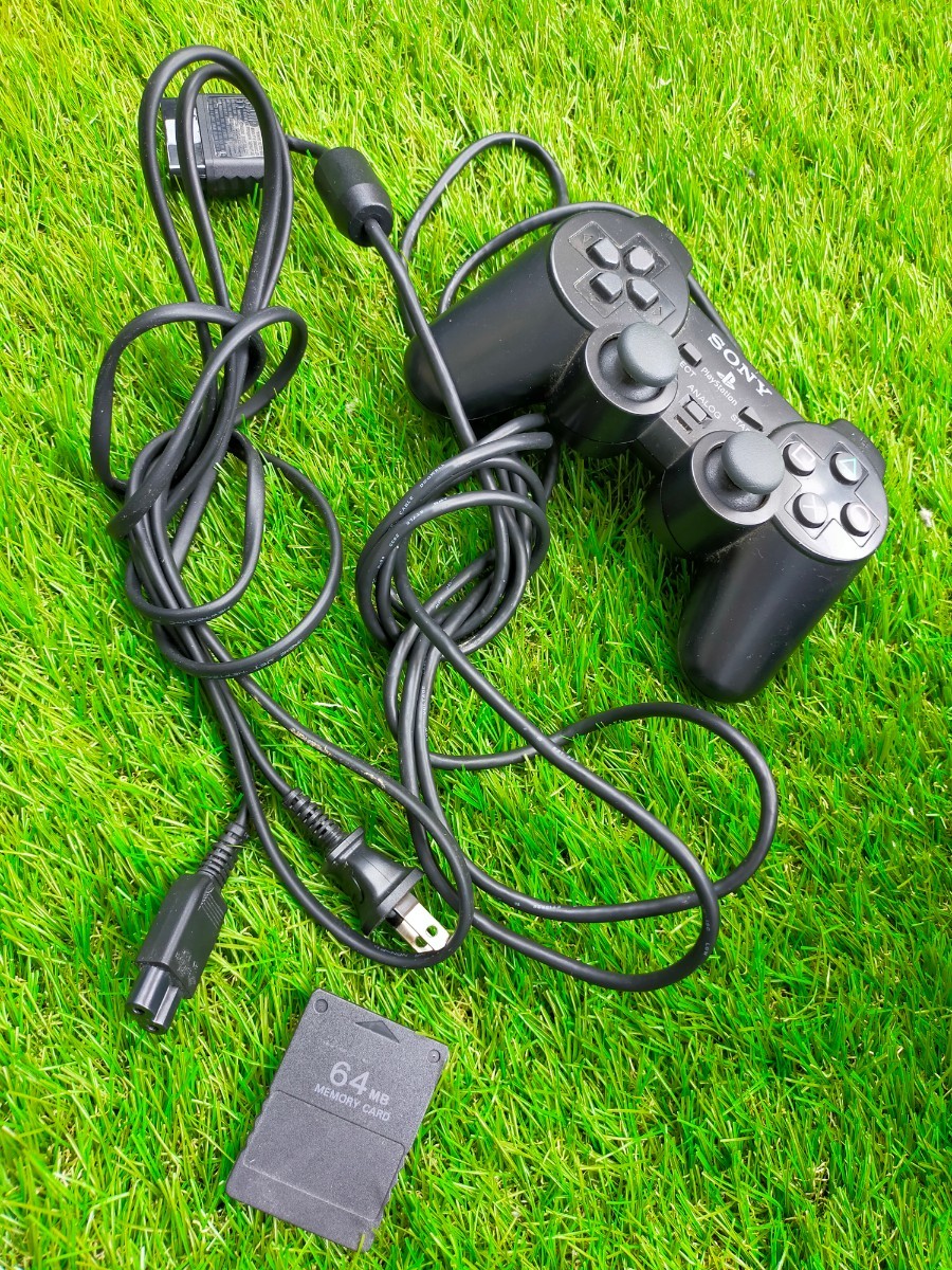 PlayStation2 SCPH-10000　PS2 本体＋コントローラー　メモリー　64MB　モニター接続コード