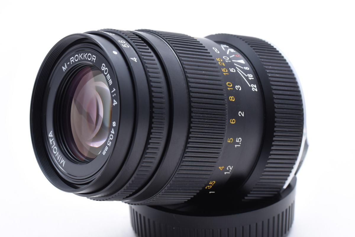 誰得な極美品!中身はライカ!MINOLTA M-ROKKOR 90mm f4 | www