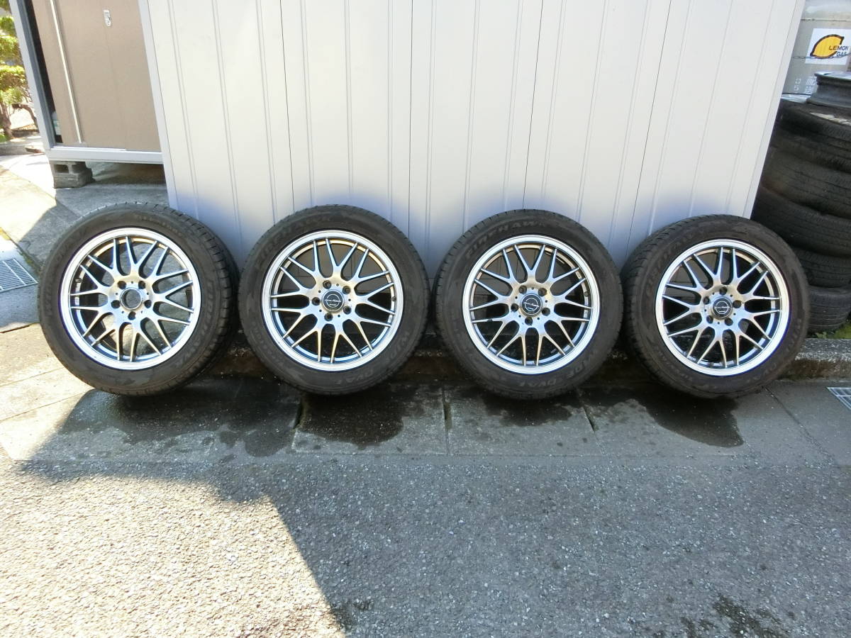 ★☆215/55R17 WORK（ワーク） EURO FEDELTA（ユーロフェデルタ）＆FIRESTONEタイヤセット☆★