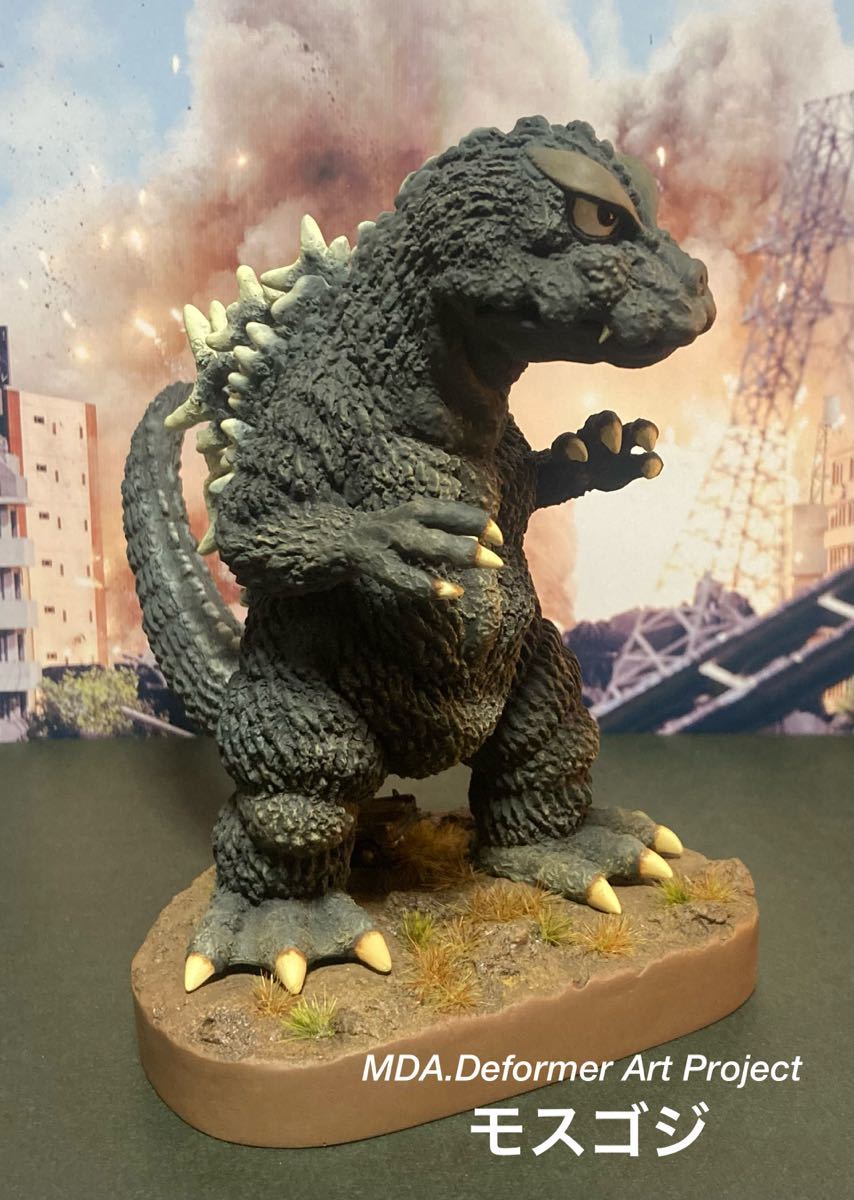 ヤフオク! - ☆イマージュ(MDA)モスラ対ゴジラ デフォルメ モスゴジ...