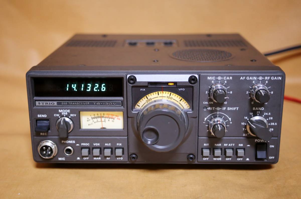 ヤフオク! - TRIO トリオ TS-130V SSB/CW HFトラン...