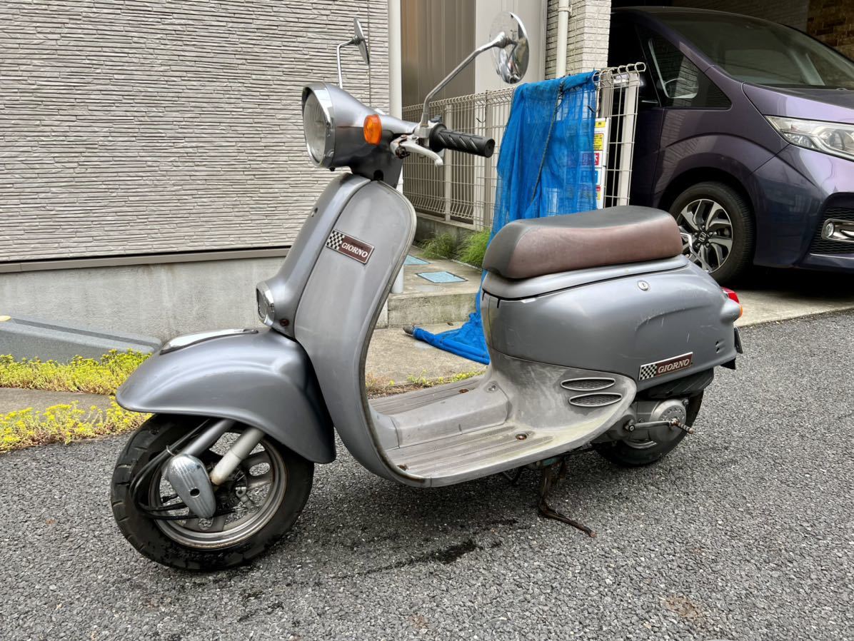 ホンダ ジョルノデラックス AF24 原付 2スト ジャンク品 エンジン始動確認済 東京 HONDA GIORNO